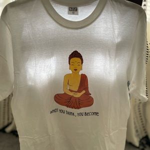 White Buddha shirt